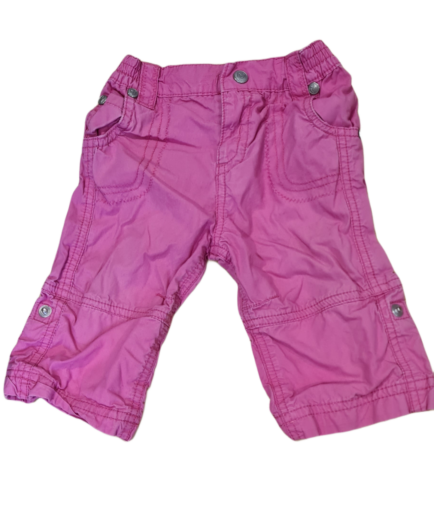 MOTHERCARE Pink Combat Trousers Girls 3-6 Months